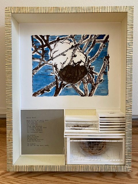 An image of a work by Cindy Gipple, entitled "Nest."