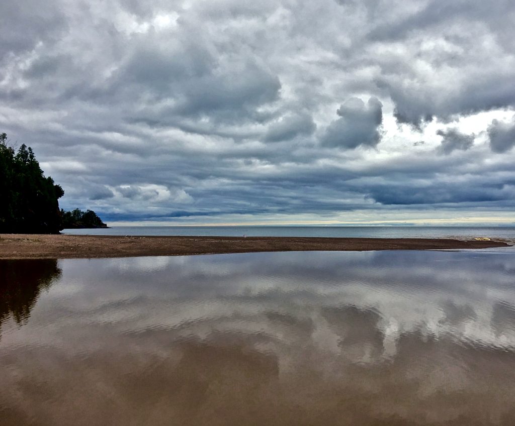 Digital photograph taken on the north shore of Lake Superior